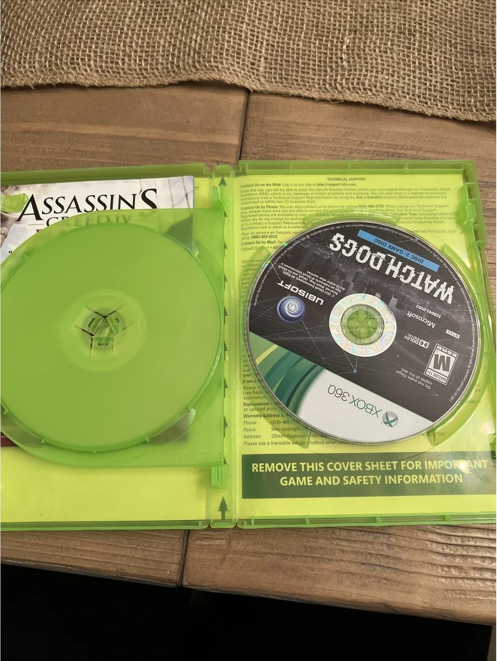 Watch Dogs (Microsoft Xbox 360, 2014)